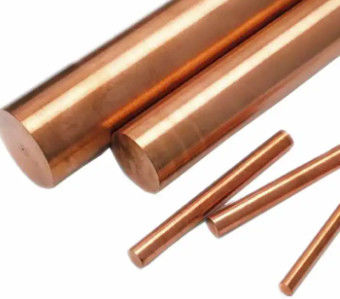 Bar Tembaga Kekerasan Tinggi C10100 C10200 C11000 6mm 8mm 10mm 16mm Solid Copper Rod