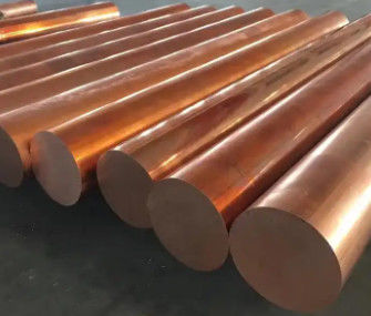 Bar Tembaga Kekerasan Tinggi C10100 C10200 C11000 6mm 8mm 10mm 16mm Solid Copper Rod