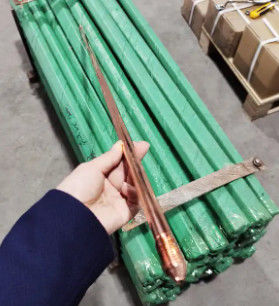 Grosir Harga Murah 10mm 20mm DIA Electrical Copper Bonded Ground Electrode Copper Earth Rod