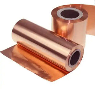 Pancake coil 0.1mm 0.2mm 0.3mm tebal tembaga merah 99,9% pure tembaga foil tape untuk listrik