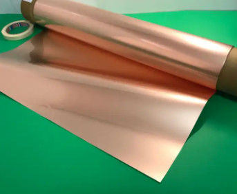 Pancake coil 0.1mm 0.2mm 0.3mm tebal tembaga merah 99,9% pure tembaga foil tape untuk listrik