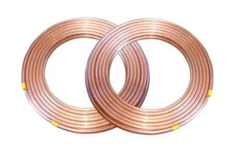 OD 3-400mm ASTM B280 C12200 c2400 Pancake Copper Coil Tube Untuk AC Atau Kulkas