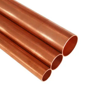 Ekspor jual panas Pipa Tembaga Padat C10200,T2,C1100 Pipa lurus tembaga digunakan untuk AC